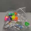 12 Pack 3" Large Filled Easter Eggs with Stem Toy Cars Kids Easter Basket Essential Plastic Surprise Egg Building Blocks 6 in 1 Transform Construction Vehicle Basket Stuffers Boy Egg Hunt Party Favor