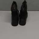 EQW Kids Snow Boots Waterproof Winter Boots for Boys & Girls Slip-on Warm Fur Lined Non-Slip Insulated Ankle Shoes (1.5 Big Kid, Black)