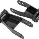 Black 2" Drop Rear Lowering Shackles Kit, Adjustable Shackle Drop Kit Parts Iron Compatible With C10 1973-1987 (2pcs)
