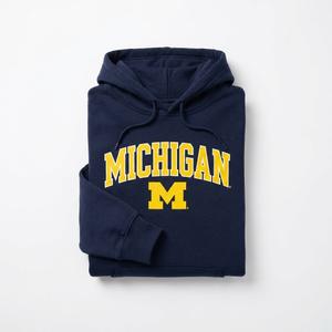 Hoodie, Navy Blue, Size Large