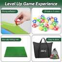 Liberry Golf Chipping Game with Large Chipping Mat, Upgraded Adjustable Golf Club, 25 Sticky Balls, Outdoor Indoor Sports Toy Gifts for Adults Kids, Family Yard Target Game