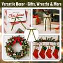 24 Pcs Avocado Green Velvet Bows for Christmas Tree Decor, Elegant Velvet Pre-Tied Ribbon Bows Door Garland Vintage Ornaments for Christmas, Wreaths, Gifts and Home Decoration (5x7 Inch, 3/8'' Wide)