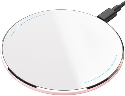 TOZO 2025 W1 New Anti-Slip Wireless Charger 15W Max Fast Wireless Charging Pad Compatible with iPhone 17/16/16 Plus/16 Pro Max /15/14/13/SE Series, Samsung Galaxy S25/S24/S23 Series, Matte Rose Gold,Set of 2 TOZO 2025 W1 New Anti-Slip Wireless Charger 15W Max Fast Wireless Charging Pad Compatible with iPhone 17/16/16 Plus/16 Pro Max /15/14/13/SE Series, Samsung Galaxy S25/S24/S23 Series, Matte Rose Gold,Set of 2