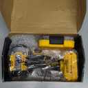 20V Cordless Impact Driver (Tool Only) Compatible with Dewalt Battery, 2390 In-lbs Max Torque Brushless 1/4" Impact Driver, Reverse Auto-Stop 12 Speed Impact Drill with LED Light, S2 Bits Set