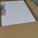 LuckyFoam White 4 Pack 15x12x2 inch Foam Sheets 2 Inch Thick Polystyrene Rectangles XPS Foam Board Craft for Insulating DIY Modeling Art Supplies