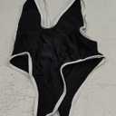 ALLureLove Swimsuits for Women Sexy Monokini Deep V One Piece Bathing Suits Backless Cheeky Swimwear Semi Thong Bikini Size S