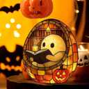 Halloween Ghost Bubble Bath Lamp  Cute Spooky LED Night Light for Bathroom, Bathtub, or Halloween Party Dcor2pcs