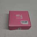 Ombre Walnut Brown to Ash Blonde Wigs for Women 16 Inch Medium Length Middle Part Curly Wavy Wig Natural Looking Synthetic Hair Wig for Daily Party/Halloween Use 16IN Ombre Walnut Brown to Ash Blonde