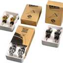 Schaller 14010401 Security Straplocks, Black Chrome