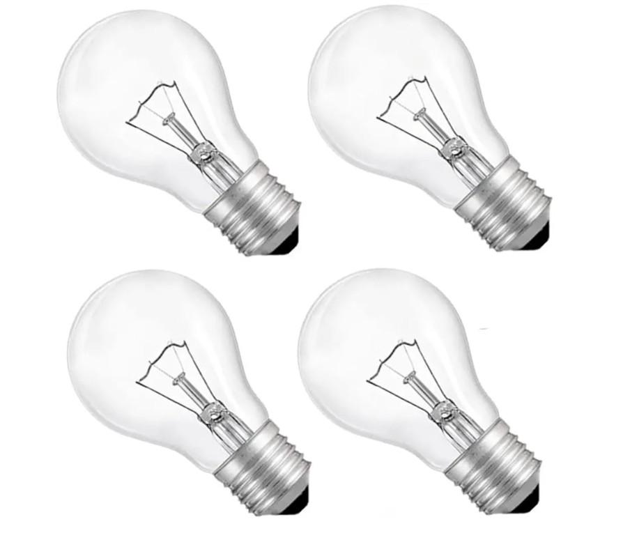 Hoimuv 75 Watt Incandescent Light Bulbs, A19 75 WATT Incandescent Bulb Shatter Resistant Rough Service Light Bulb 75 WATTS A19 Shape 4PACK