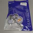 DF No Pull Step-in Martingale Dog Harness, Help Stop Pulling & Choking, Reflective & Adjustable, Front Clip Harness with Lift Handle, Tactical Silent Metal Buckle, Gray, 3/4", Front Chest 13.2"-16.0"