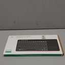 (Dual Mode) Rii RT518S Wireless and Bluetooth 2-LED Color Backlit Multimedia Keyboard with Multi-Touch Big Size Trackpad,Rechargable Keyboard for Android TV Box,PC,Tablets,Smart TV, HTPC, IPTV,Windows