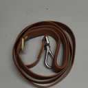 Wolfone Waterproof Dog Leash Carabiner Leash for Dogs Soft Handle Easy Care 6ft*25mm*2.5mm Brown