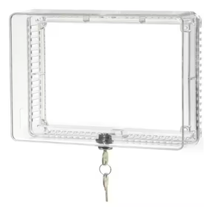 Universal Thermostat Lock Box Thermostat Cover with Lock Compatible with Honeywell Home Thermostat On Wall Ac Lock Box Cover with Key Fits Thermostats