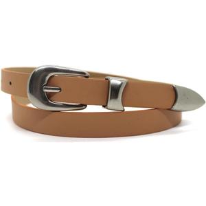 EMMIOL Y2K Belt for Women Star Studded Belt Vintage Gothic Grunge Punk Rock PU Leather Waistband (Fit Waist:26''-35'', Khaki)