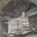 Round Side Table, Small Drink Table for Small Spaces, Modern Accent Nightstand with Solid Wood Leg for Living Room, Bedroom, Corners, and Office (Rustic Brown)