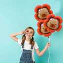 4pcs Capybara Balloon 36inch Foil Helium Capybara Flower Balloon Capybara Birthday Decorations, Capybara Party Decorations, Capybara Baby Shower, Capybara 1st Birthday Decoration