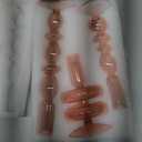 Glasseam Glass Pink Candle Holder: Unique Candle Holders Set of 3, Modern Taper Candles for Candle Holders, Decorative Candle Holders for Table Centerpiece Wedding Party Christmas Home Decoration