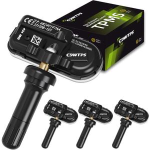 TPMS Sensor Dodge, 4-Pack 434MHz Tire Pressure Monitor Sensors Compatible with Dodge RAM Jeep Cherokee Replace#68249197AA.68239720AA.68157568AA.68239720AB.68239720AC.68324960AA.68239729AA