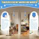 Automatic Flying Interactive Cat Toy for Indoor Cats - Safe Chase & Exercise Stimulation for Bored Kittens, Adults & Multi-Cat Homes (Blue)