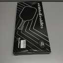 Carbon Fiber Pickleball Paddle, Carbon Fiber Surface (CFS) Pickle Ball Paddles with 16mm Honeycomb Core, Lightweight, Shock-Absorbing Paddle with Anti-Slip Grip, Ideal for Novice & Pro Players