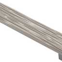 River Cabinet Pull, 96mm (3 3/4in) Center to Center, Satin Nickel