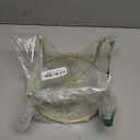 Hewnda 1Pack Metal potted plant stand, rust-proof iron flower pot stand, heavy duty pot stand for indoor patio (Gold)