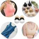 150X50CM Black White Skin Composite Sponge Fabric for Underwear Breast Pad Bra Cup Pad Raw Fabric DIY Making Underwear (Beige)