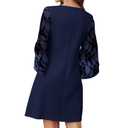 RUMIA Birthday Dresses for Women 2026 Vestidos Elegantes de Mujer Formal Lace Blue 2XL