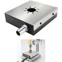 scottchen PRO Benchtop Drill Press Square Dust Extraction Unit 7-1/2’’x 6-1/2’’ Metal, Drill Press Dust Collector for Woodworking