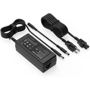 SLE-TECH 65W 45W Laptop Charger Replacement for Dell Inspiron 15 3000 5000 7000,Latitude, Vostro,XPS Series - 19.5V 3.34A Round Tip Power Adapter AC Cord - 8.8ft Total Length7.4mm and 4.5mm