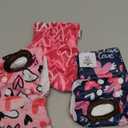 CuteBone Dog Diapers Female Washable Small Medium Large 3 Pack Reusable Doggie Diapers Puppy Period Pants for Doggy Heat Cycle Peeing D70XS