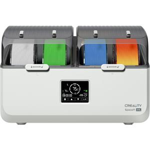 Creality Filament Dryer 4 Spools Mothers Day Gifts, Space Pi X4L Filament Storage Box, Dual Heating Chambers Dual 200W PTC Heats, Fast Drying Moisture-Free Storage, for PLA, PETG, TPU, ABS 1.75/2.85mm