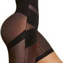 PAUKEE Tummy Control Shapewear for Women High Waisted Body Shaper Shorts Seamless Sculpting Girdles Under Dress, M