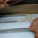 Persilux Blackout Roller Shades - Cordless Roller Blinds with Valance, Thermal Insulated Fabric Window Blinds, UV Protection for Home, Office and Bedroom (White, 35"W x 72"H)