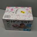 The Honest Company Comfort Dry Disposable Diapers for Sensitive Skin, Hypoallergenic, Rose Blossom + Tutu Cute, Club Box Size 2 (1218 lbs), 72 Count