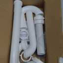 Bathroom Sink Drain Kit,for Most 1-1/4 Bathroom & Kitchen Sink Drain Repair,1-1/4 P Trap or S Trap Sink Plumbing Kit,Sink Pipe Replacement Parts