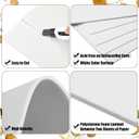 Frienda Foam Boards Thickness Foam Poster Boards for Presentation Board for School Crafts Office Art Projects(20 x 30 Inch,White,50 Pack)