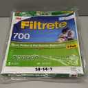 Filtrete 14x14x1 Air Filter, MERV 8, MPR 700, Dust, Pollen & Pet Dander Reduction, 3-Month AC and Furnace Filter, Easy on Air Flow, 4 HVAC Filters (Actual Size 13.688 x 13.688 x 0.78 in)