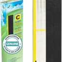 Germ Guardian FLT5000 True HEPA Genuine Air Purifier Replacement Filter C for GermGuardian AC5000E, AC5250PT, AC5300B, AC5350B, CDAP5500, and More