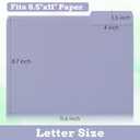 100 Packs File Folders Letter Size, 8.5 x 11 Colored File Folders 1/3 Cut Tab for Easy Labeling, for Home, Office, School Filing