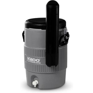 Igloo Sports Cooler Water Beverage Dispenser, Insulated 5 Gallon Water Cooler, Insulated Drink Dispenser with Spout, Portable Handwashing Stations (Gray)