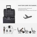 VERAGE Garment Bags Foldable Travel Duffel Bag,Lightweight Carry on Luggage, Garment Bags 20-Inch