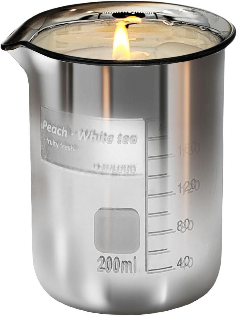 Peach Scented Candles for Home - Best Candles for Women | Natural Soy Candles | Christmas Gifts for Women Men | 40 Hours Long Burning 7oz