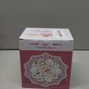 Jewelry Toys-for-Girls,Toddler Girl Toys Age 6-8,Lovely Rings Earrings Kids-Toy for 3 4 5 6 7 Year Old Girls,Play Jewelry Princess Toy for Dress Up,Halloween Birthday Unicorns-Gifts-for-Girl (Pink)