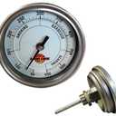 LavaLock® 3" Adjustable Gas Charcoal Smoker Pit Grill BBQ Thermometer Electric Heavy Duty Stainless 2.5" stem