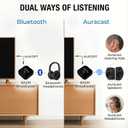 HomeSpot BA210 v2 Auracast Bluetooth Transmitter, LC3, AptX Lossless, AptX HD, Optical & 3.5mm Inputs, Compatible with Galaxy Buds 2 Pro, Buds 3, JY300 JM320, Hearing Aids and Bluetooth Headphones