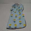 SlowTon Dog Raincoat, Adjustable Dog Rain Jacket Clear Hooded Double Layer, Waterproof Poncho with Reflective Strip Straps and Storage Pocket for Small Medium Large Dogs Puppies(DK XL) (Duck Pattern)