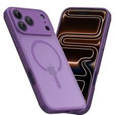 SUPFINE Magnetic for iPhone 17 Case (Compatible with MagSafe)(Military Grade Drop Protection) Translucent Matte Shockproof with Anti-Fingerprint Phone Cover 2025,Blue Purple