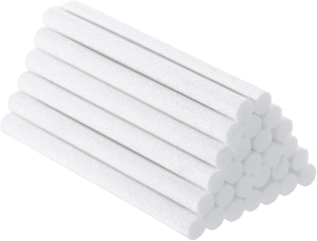 40 Pieces Humidifier Filter Cotton Refill Travel Mini Humidifier Filters Sticks Car Filters Replacement Parts for Portable Personal USB Powered Smart H20 in Office Bedroom(4 Inch)